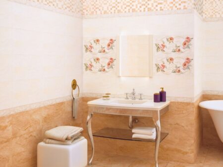 Керамическая плитка Романтик Vinchi для ванной комнаты