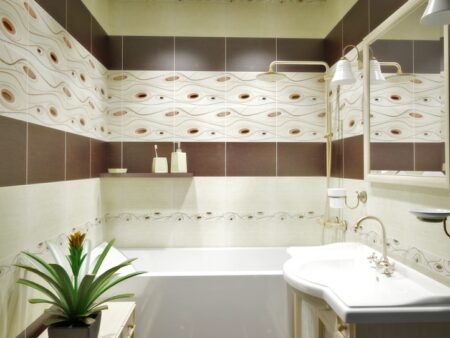 Керамическая плитка Лаура Керамин для ванной комнаты