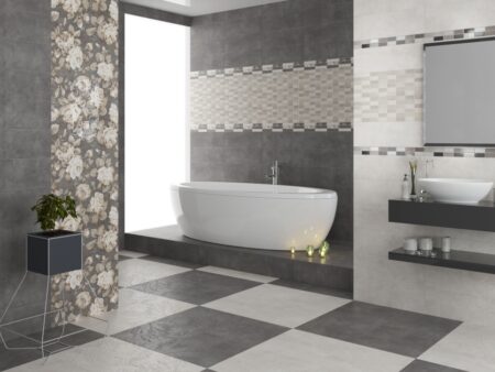 Керамическая плитка Фиори Гриджо Lasselsberger Ceramics для ванной комнаты