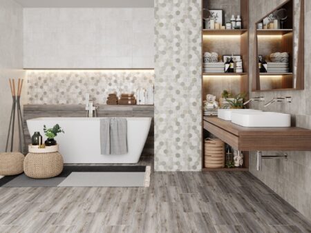 Керамическая плитка Гексацемент Lasselsberger Ceramics для ванной комнаты