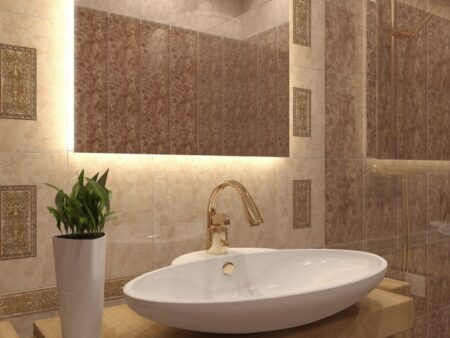 Керамическая плитка Изабель Axima для ванной комнаты