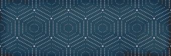 Декор Парижанка Геометрия синий 200x600 Lasselsberger Ceramics