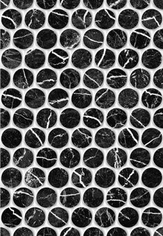 Облицовочная плитка Помпеи 1 тип 1 черная 275x400 Керамин