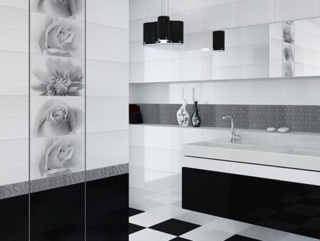 Керамическая плитка Камелия Шахтинская плитка для ванной комнаты