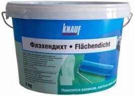 Гидроизоляция обмазочная KNAUF Flachendicht на латексной основе 5кг