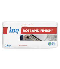 Шпаклевка гипсовая KNAUF Rotband-Finish, белая, 25кг